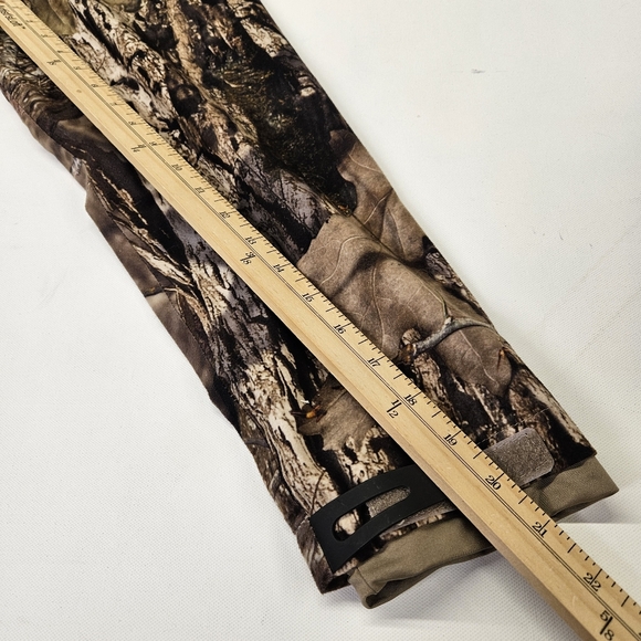 Womens Cabelas Large Mossy Oak Camo Hooded Full Zip Pink Accents Scent Factor - Picture 10 of 11